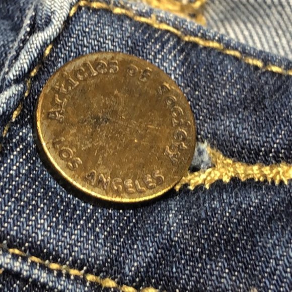 PREMIUM ARTICLES OF SOCIETY MID-RISE SKINNY JEANS 27x25 ⭐️ - Picture 6 of 13